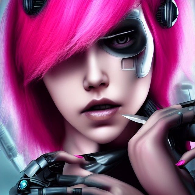 Cybernetic girl