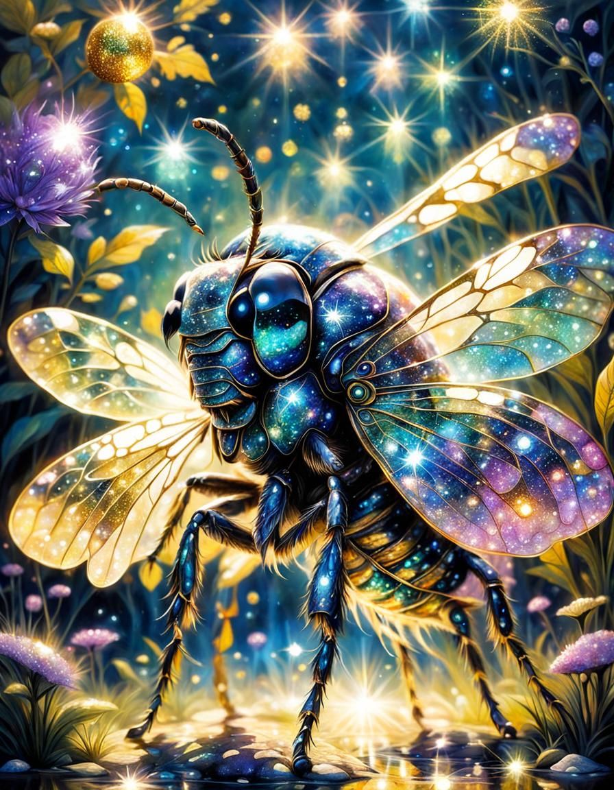 Mystical Insect - Ai Generated Artwork - Nightcafe Creator