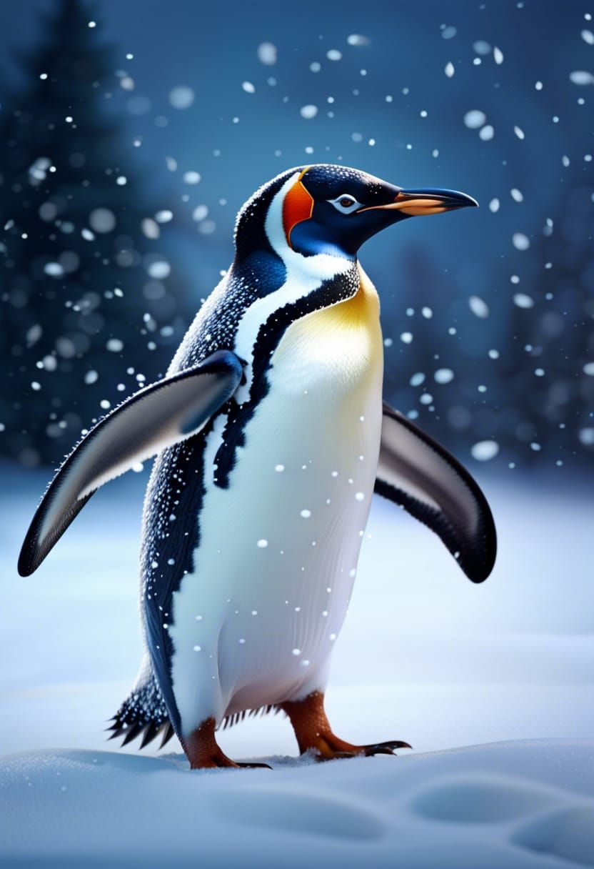Penguin AI Generated Artwork NightCafe Creator