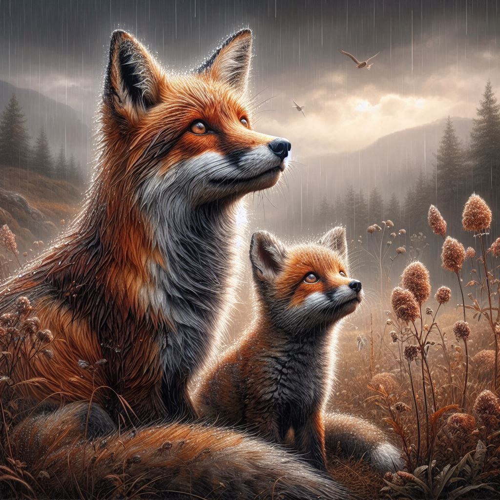 The Fox Family 😁👍👍