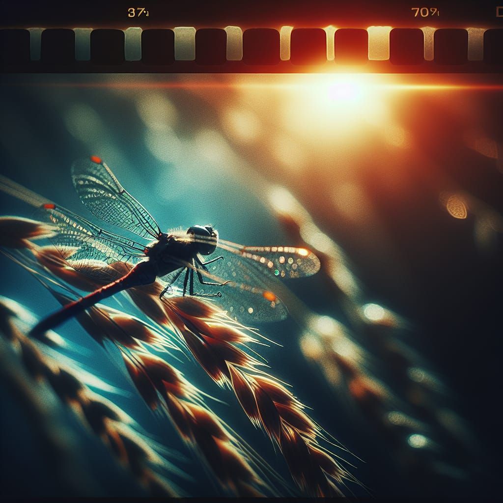 Beautiful dragonfly
