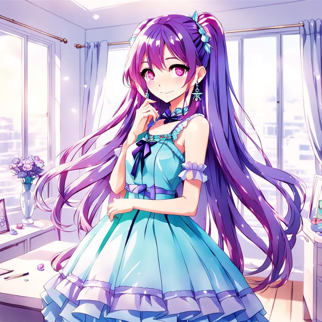 Beautiful anime girl