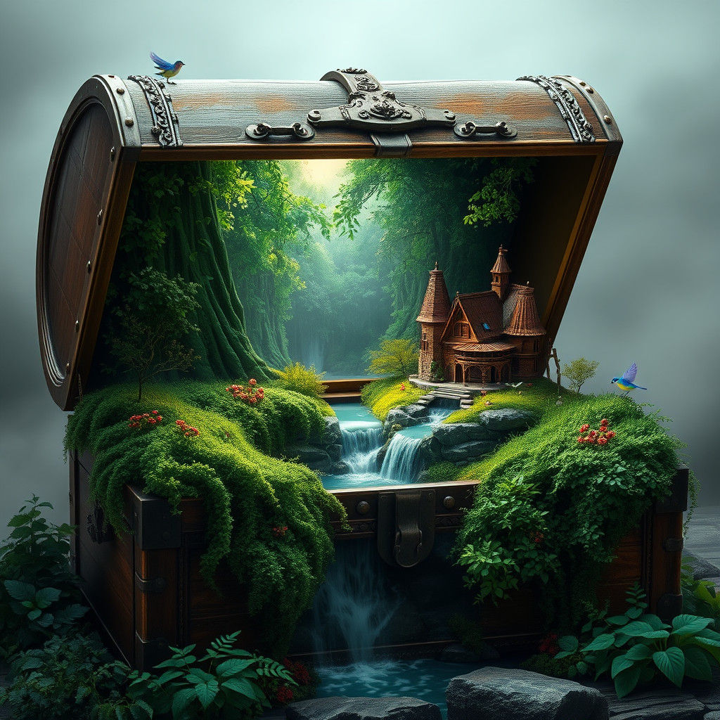 Treasured forest  by @Artmania