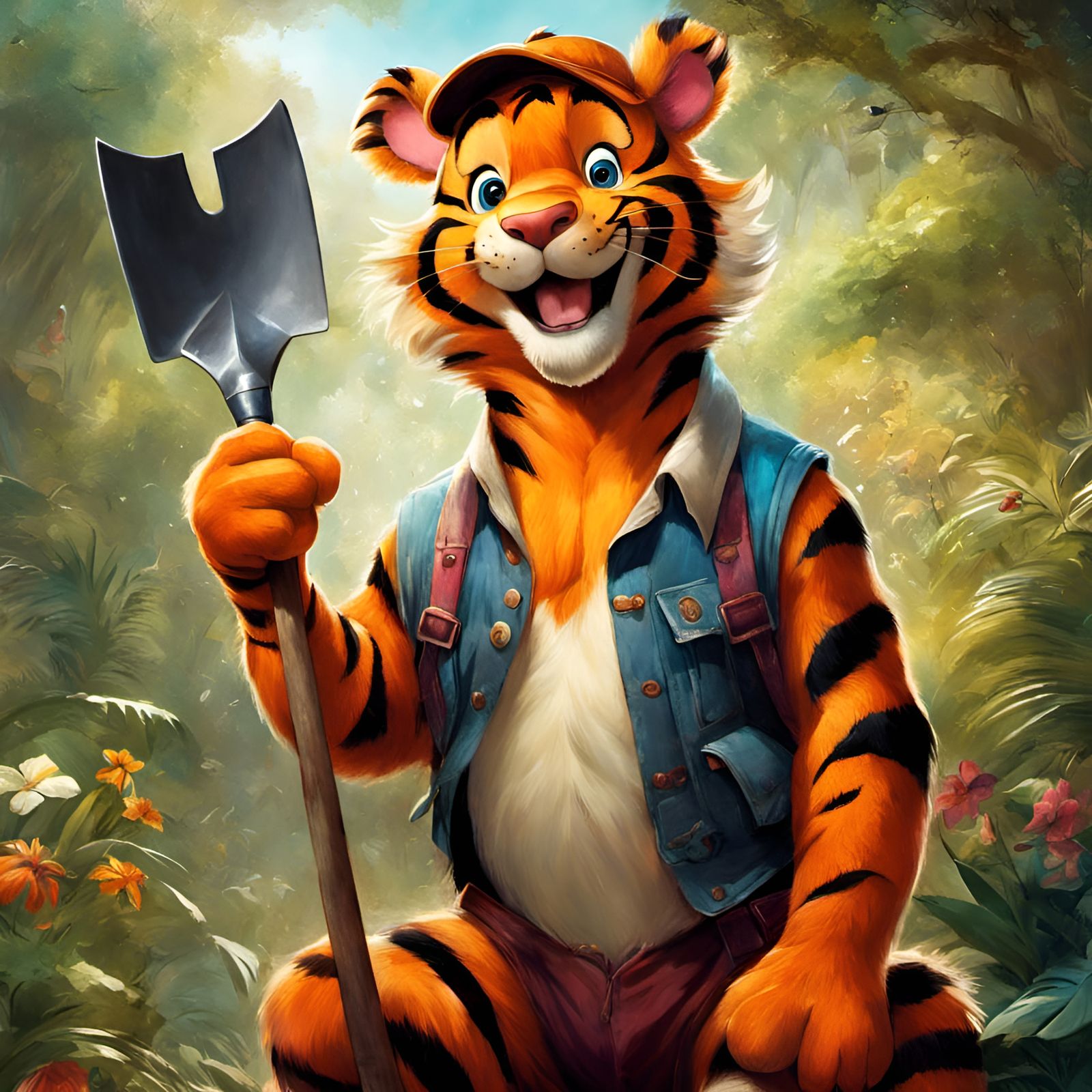 Tigger the Digger AI Generated Artwork NightCafe Creator