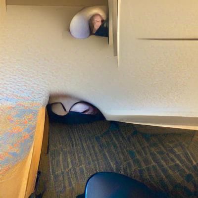 hearing people punching the walls all the way from my room. a woman was crying so loudly and painfully that i was curled...