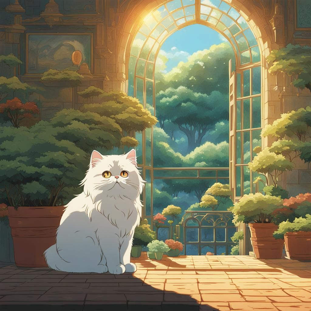 Gustav, the Persian cat