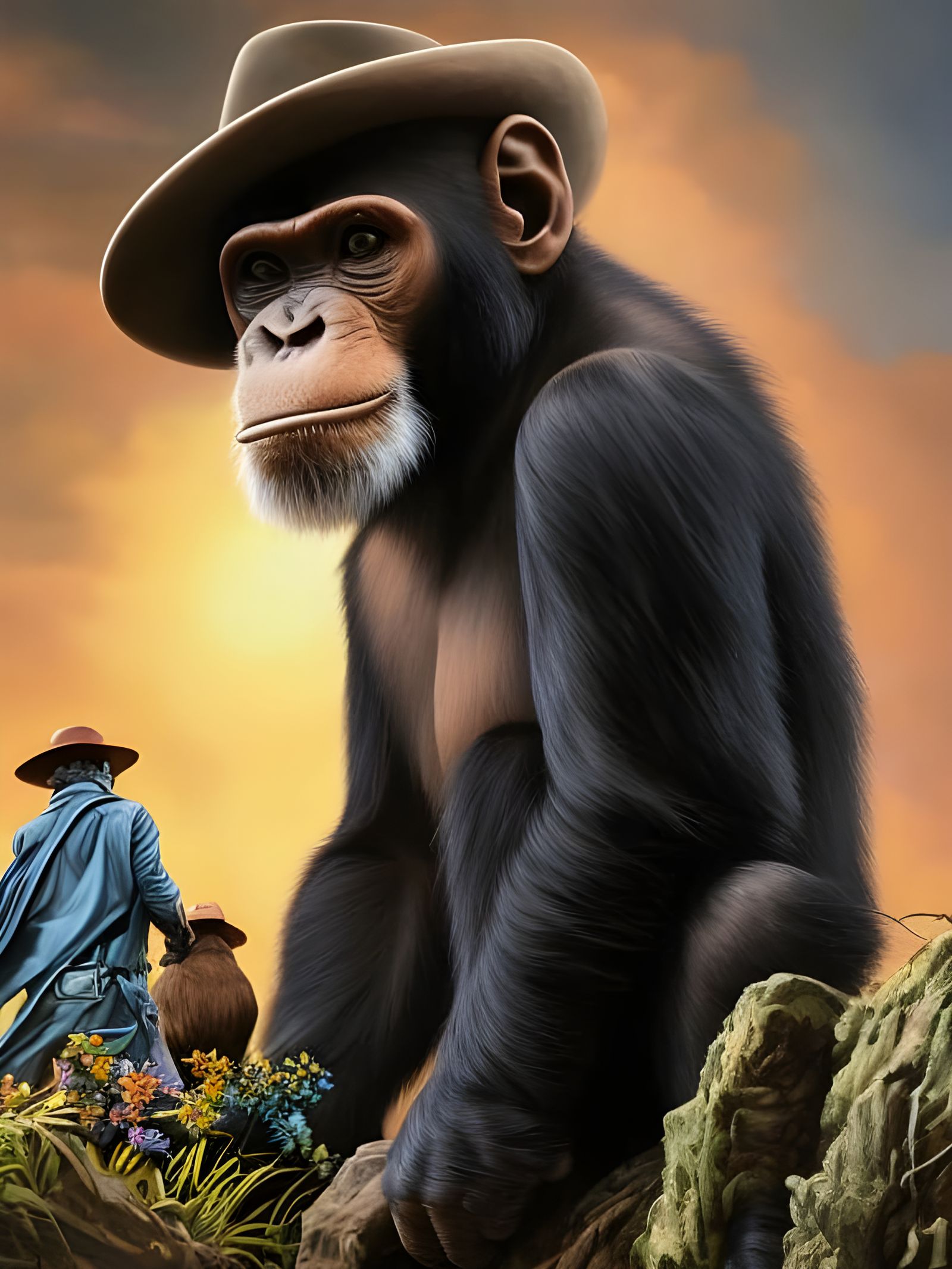 Ape Hat Fashion - AI Generated Artwork - NightCafe Creator