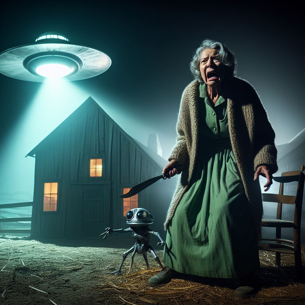 🌌🕰️👵🛸👽⚠️ The Twilight Zone: 'The Invaders' S02E15