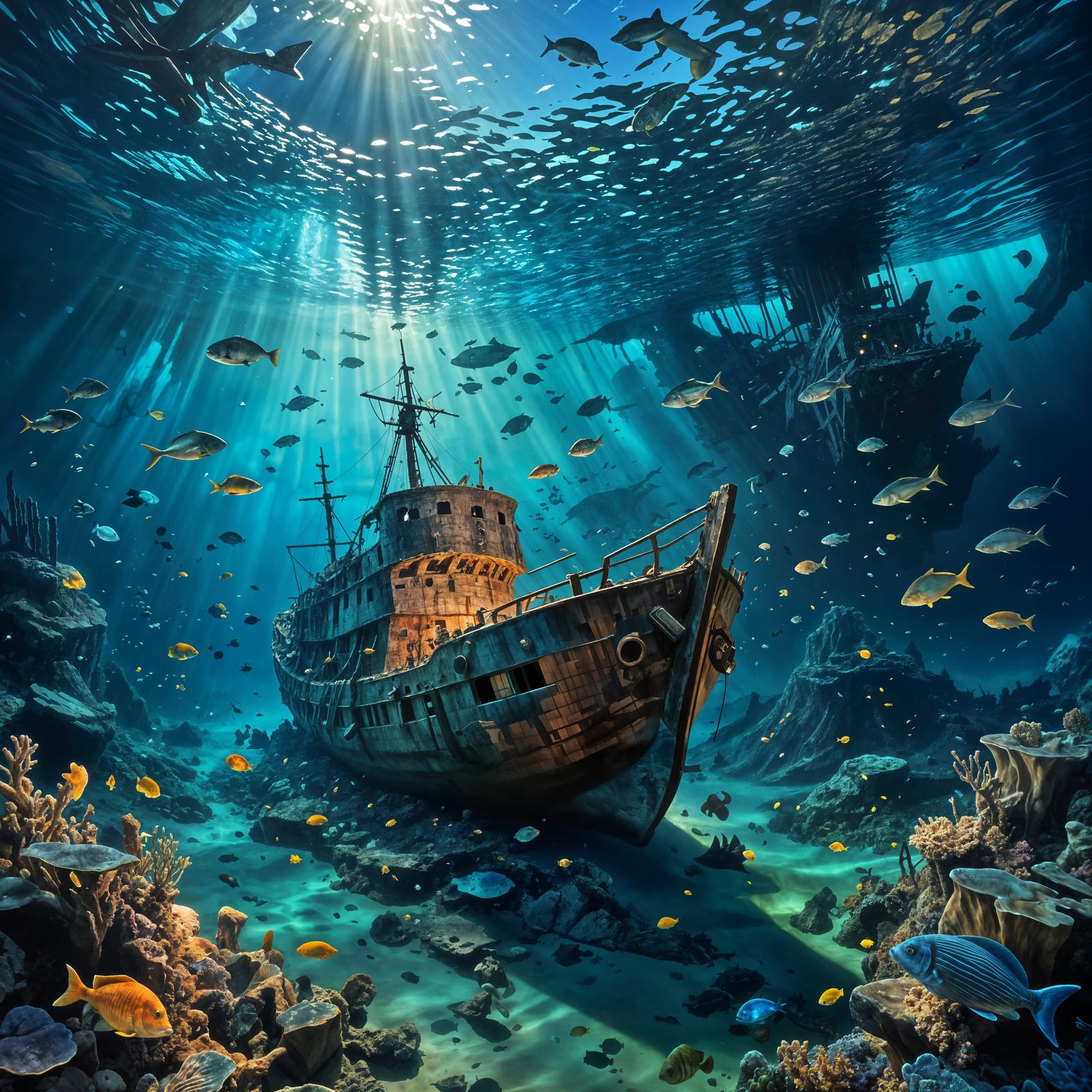 A Lonely Shipwreck  by @AntonioF