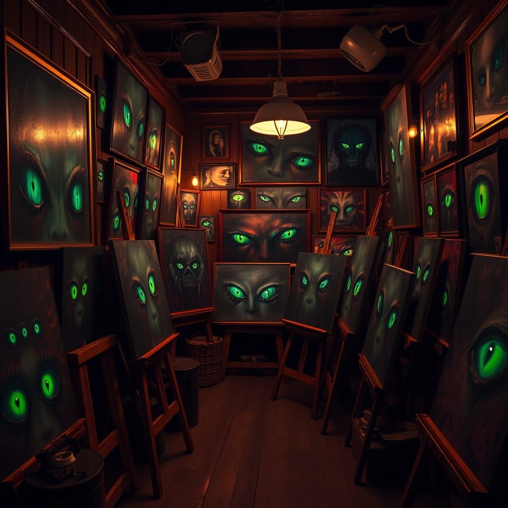 When an artist paints his dreams  by @Jakob Darkening