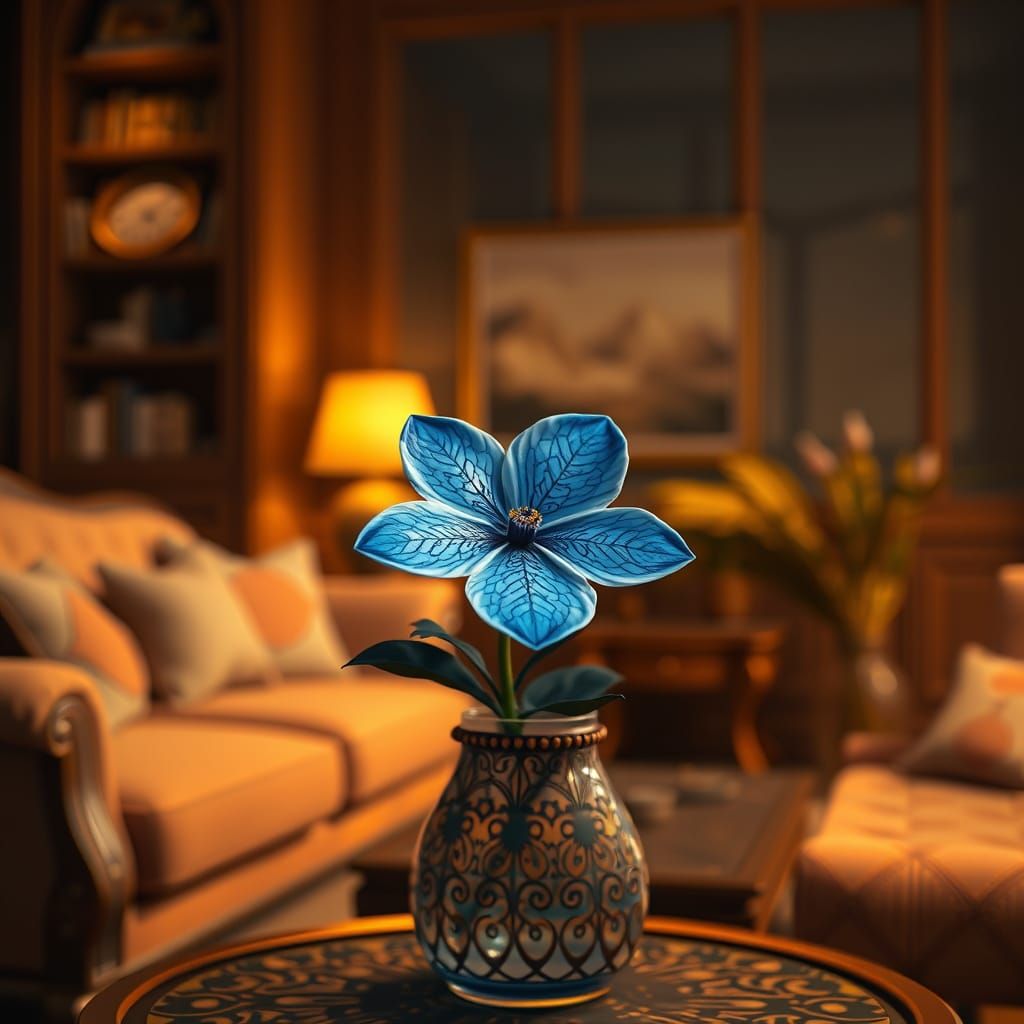 Beautiful small blue flower   by @Ryota Muranaka