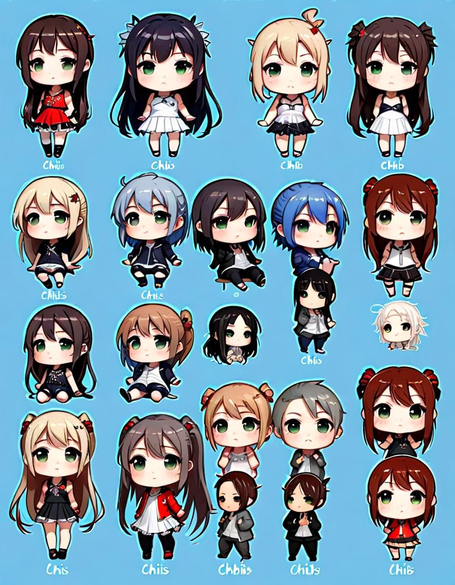 chibis - AI Generated Artwork - NightCafe Creator