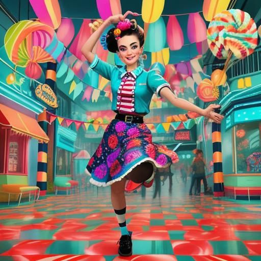 One legged sock hop