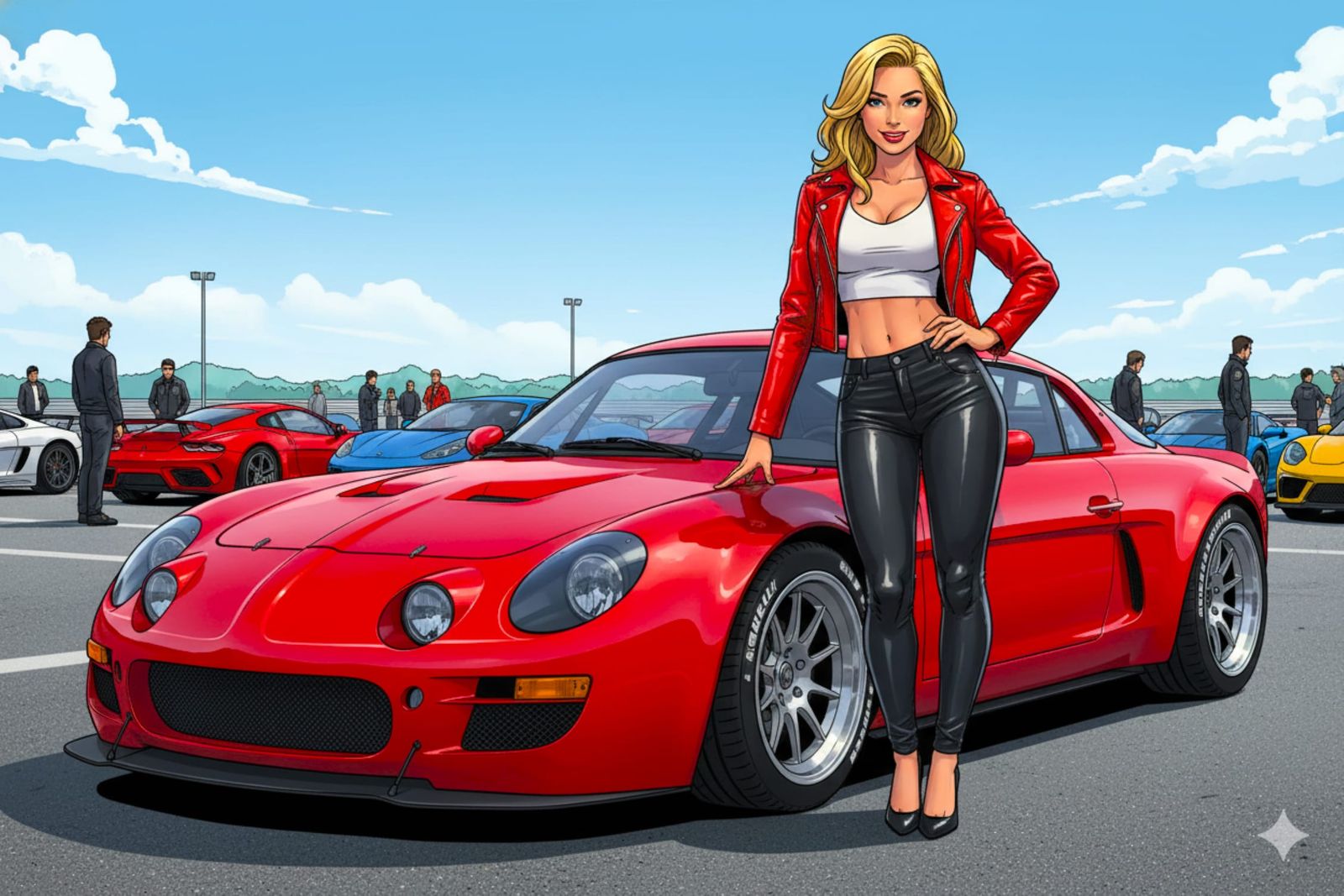 Shauna and the Retro-Mod Alpine A110