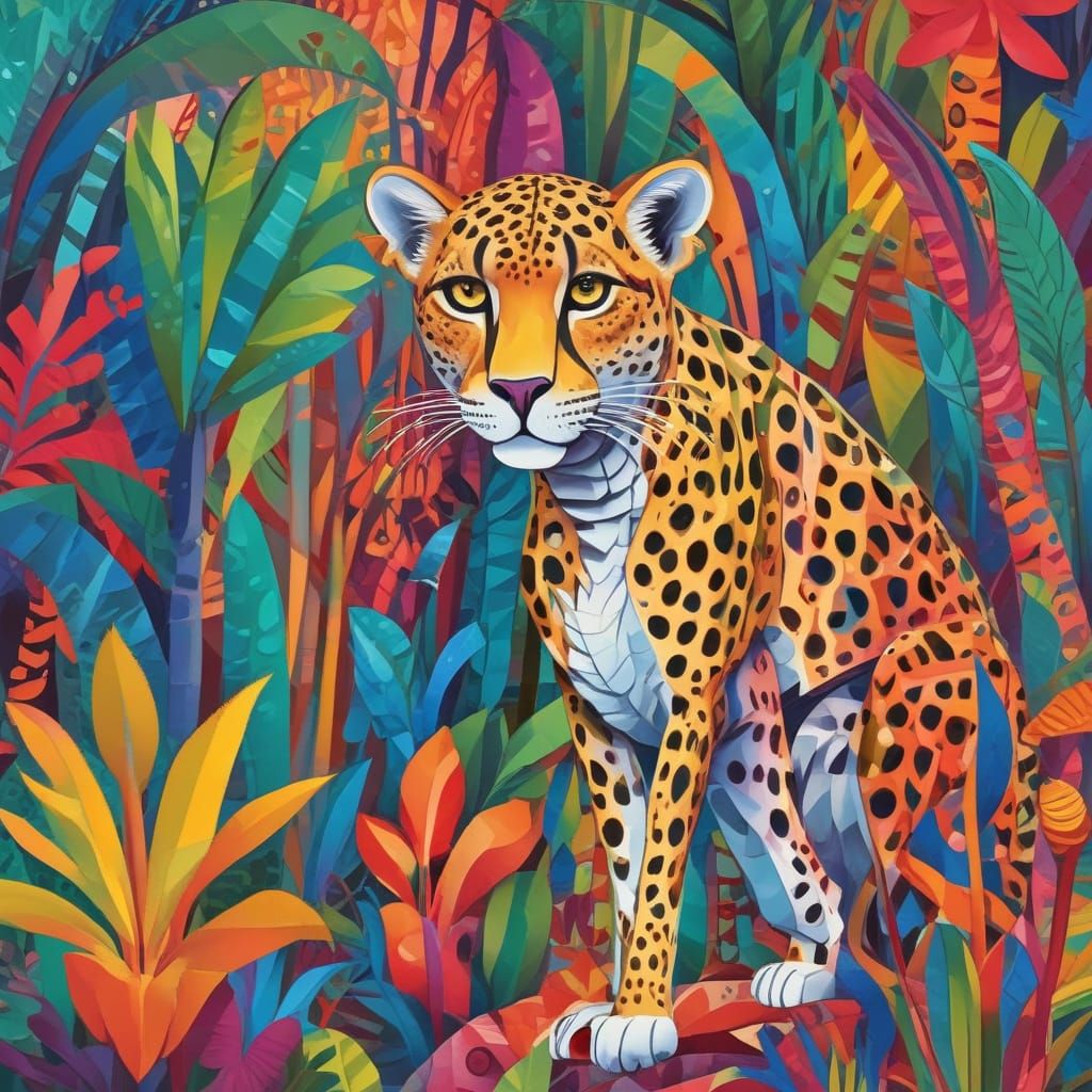 Cubist Cheetah