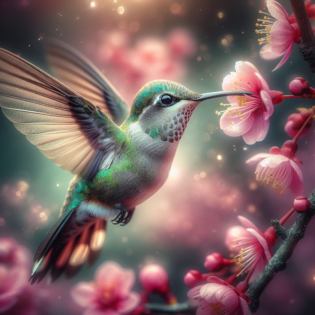  hummingbird  by @Pnile