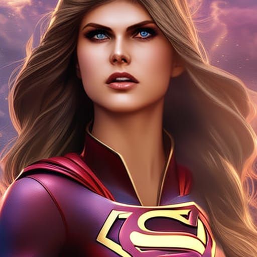 Alexandra Daddario as Supergirl - AI Generated Artwork - NightCafe Creator