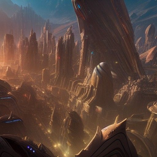 Sci-fi city