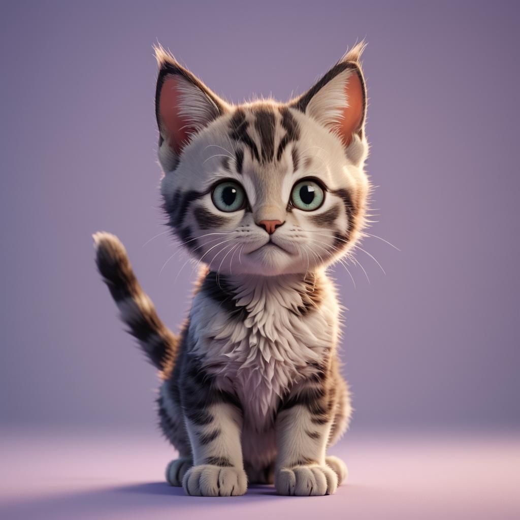 An extremely cute kitten