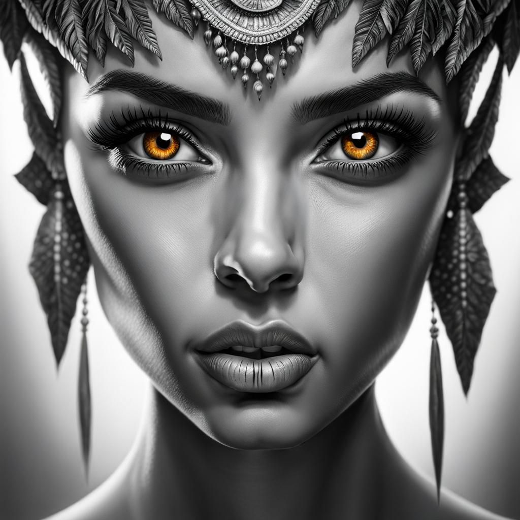 Amber eyes  by @Kalpine