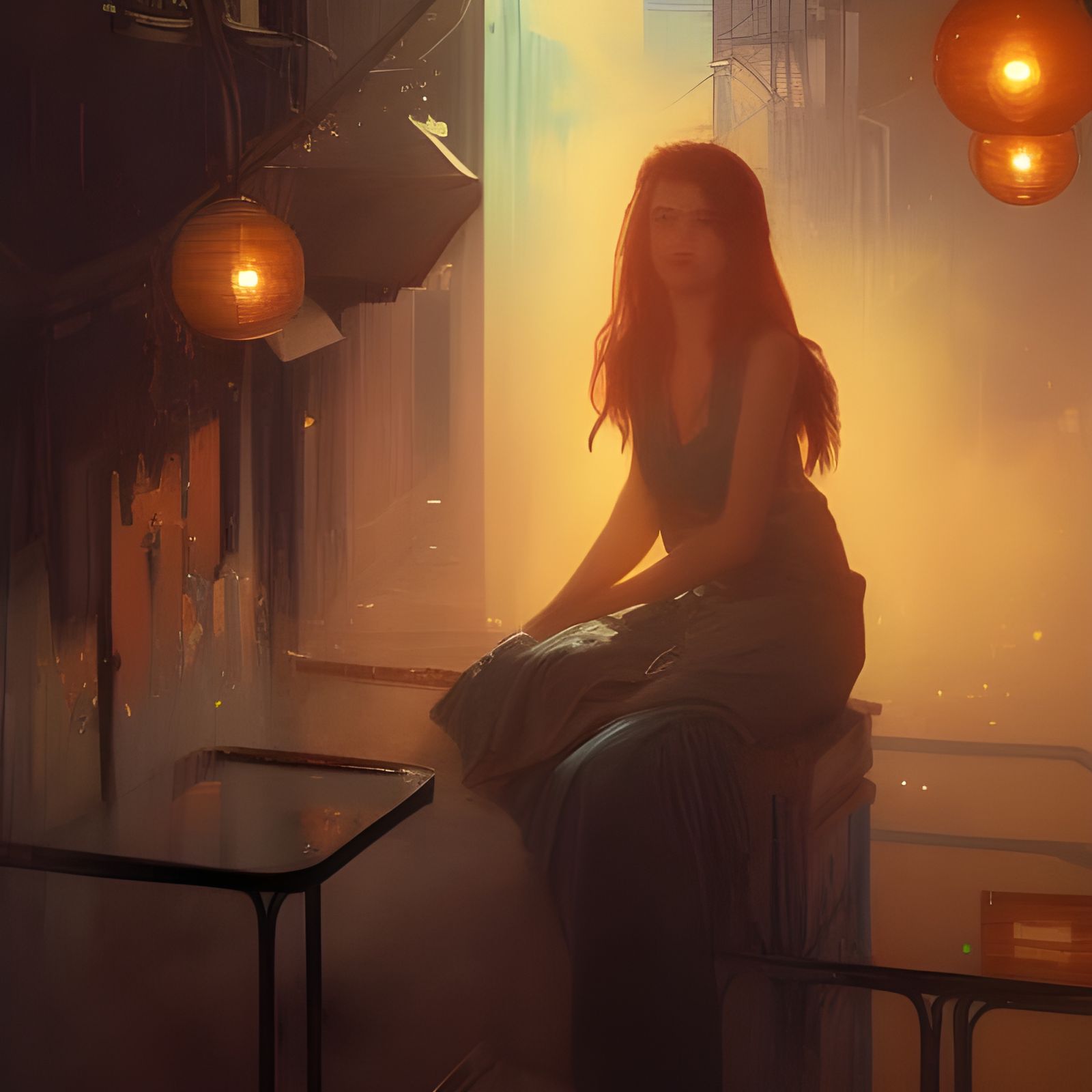 At the Night Cafe