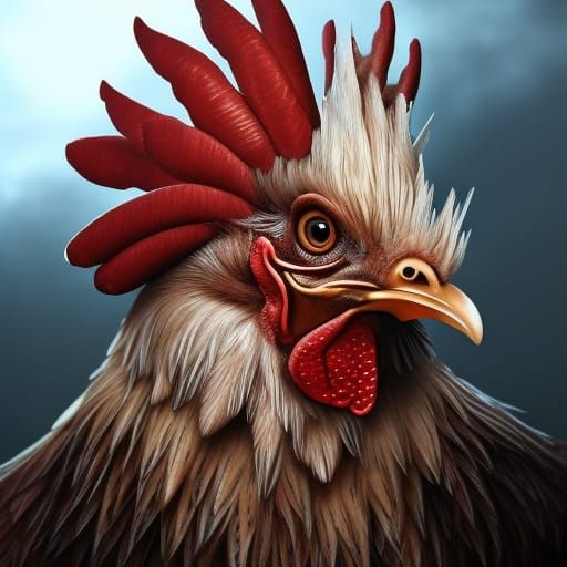 Distinguished Rooster - AI Generated Artwork - NightCafe Creator