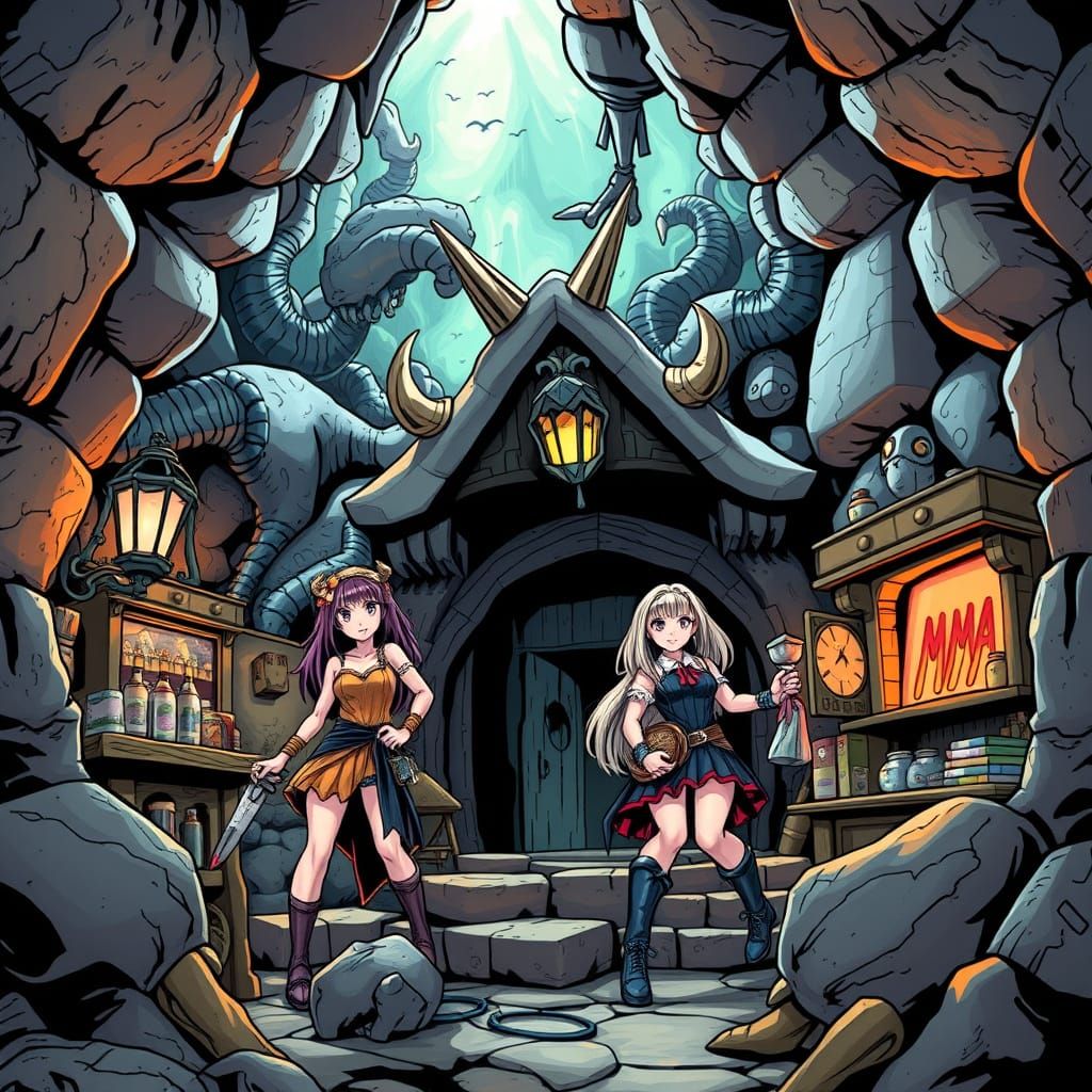 Cute Monster Girls in a Dungeon with a Unique Twist