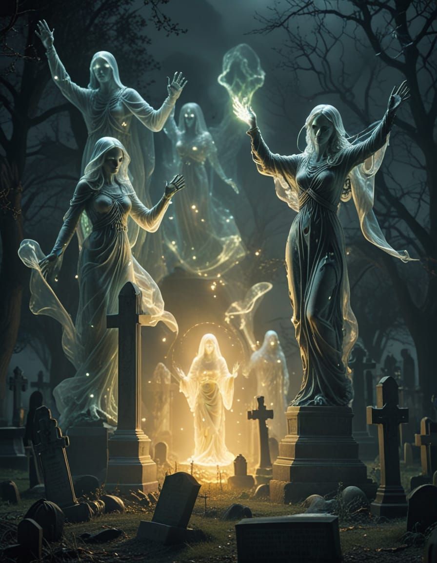 Midnight Spectres  by @MelanieL