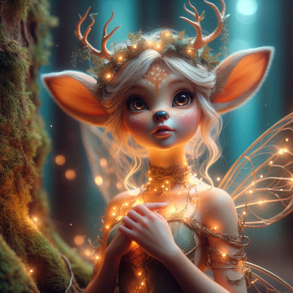 Baby Deer - Guardian Of The Forest - Fairy World Mysterious ...