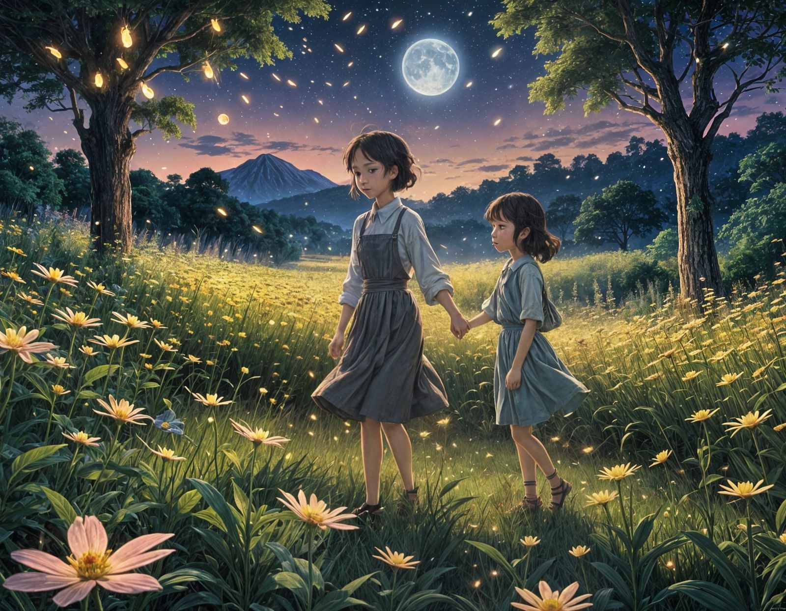 Dancing with the fireflies