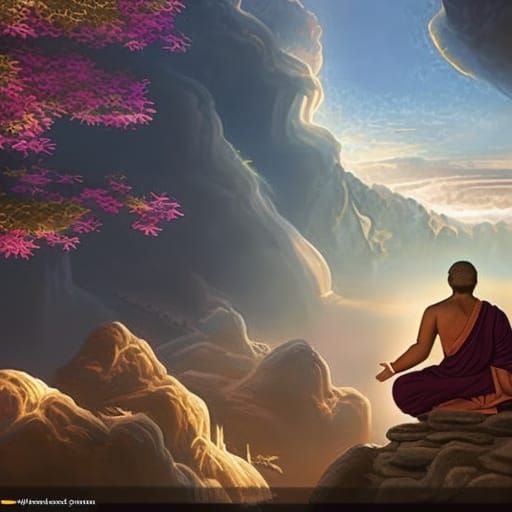 Jesus, Lao Tsu, and Buddha in heaven.