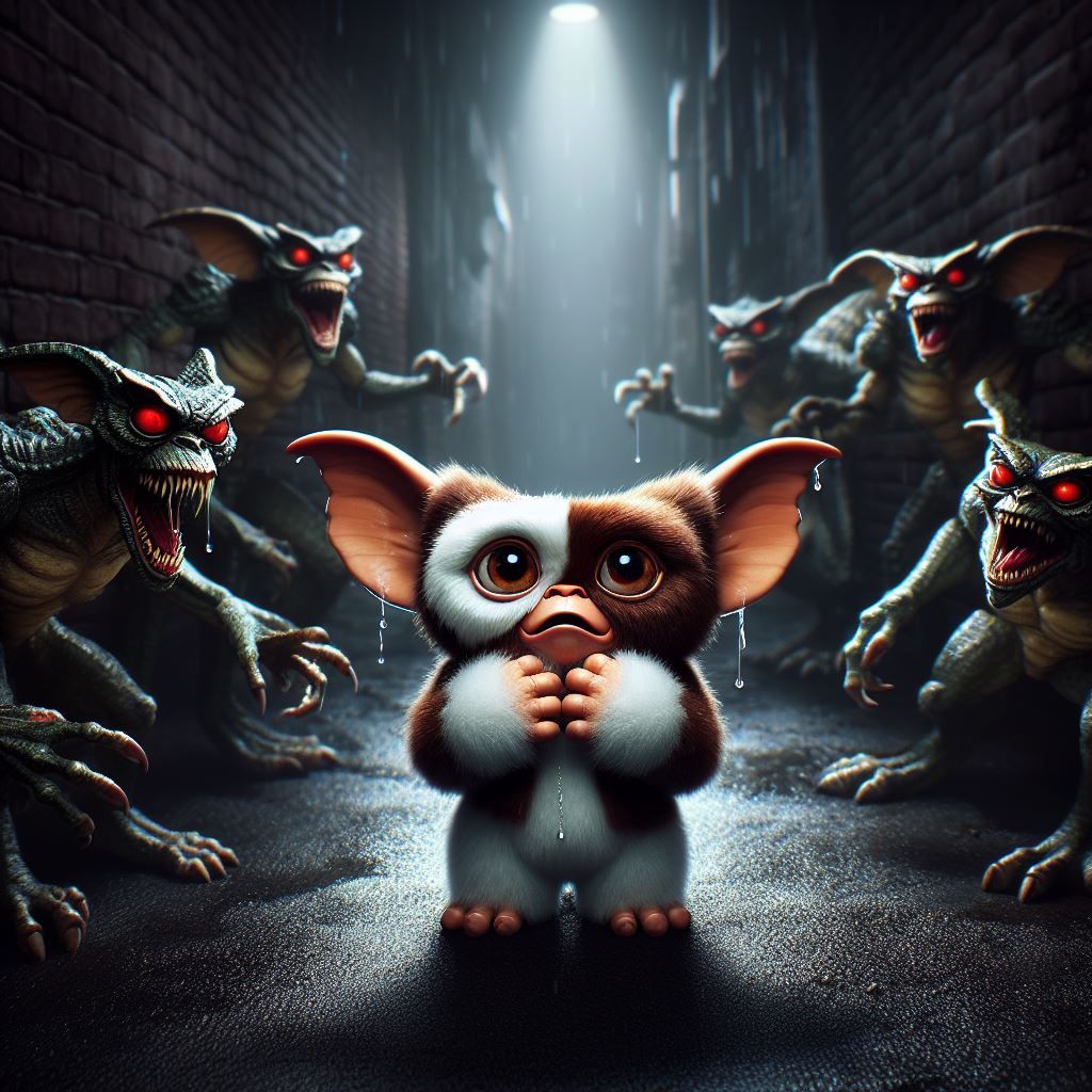 Inspired by the movie "Gremlins" (1984) directed by Joe Dante.