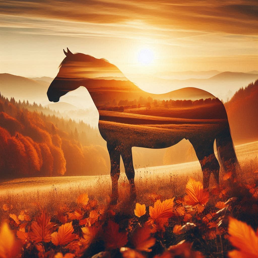 double exposure beautiful fantasy portrait landscape..