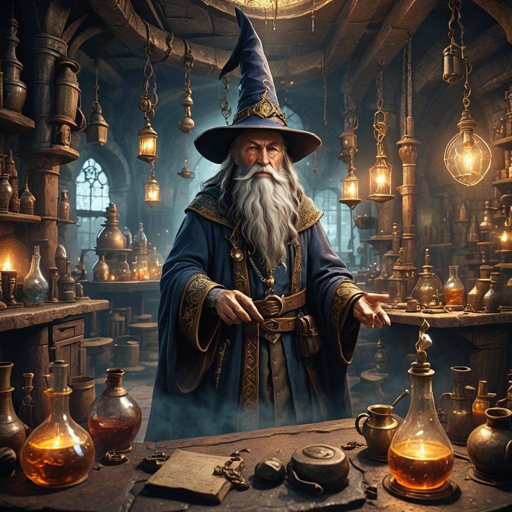 stereotypical alchemist  by @Jill Vader