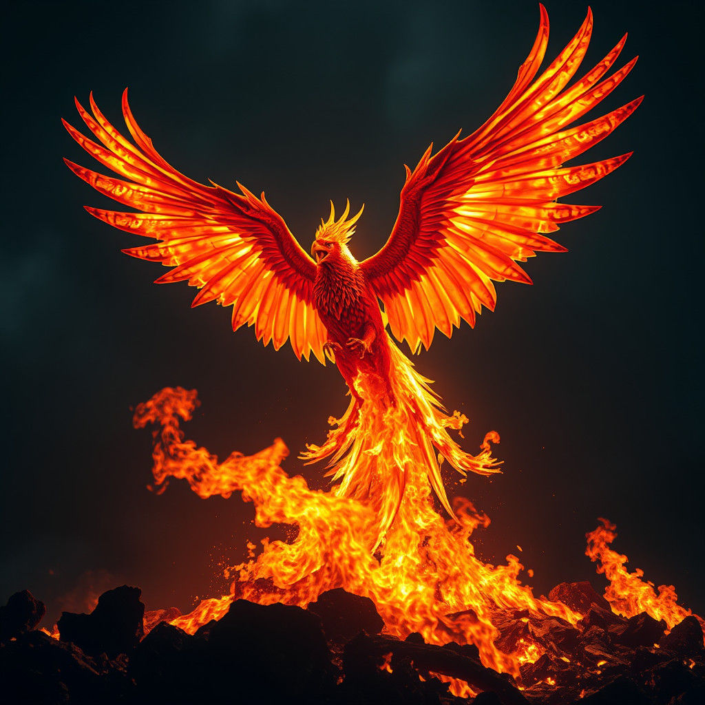 Phoenix - reborn out of fire