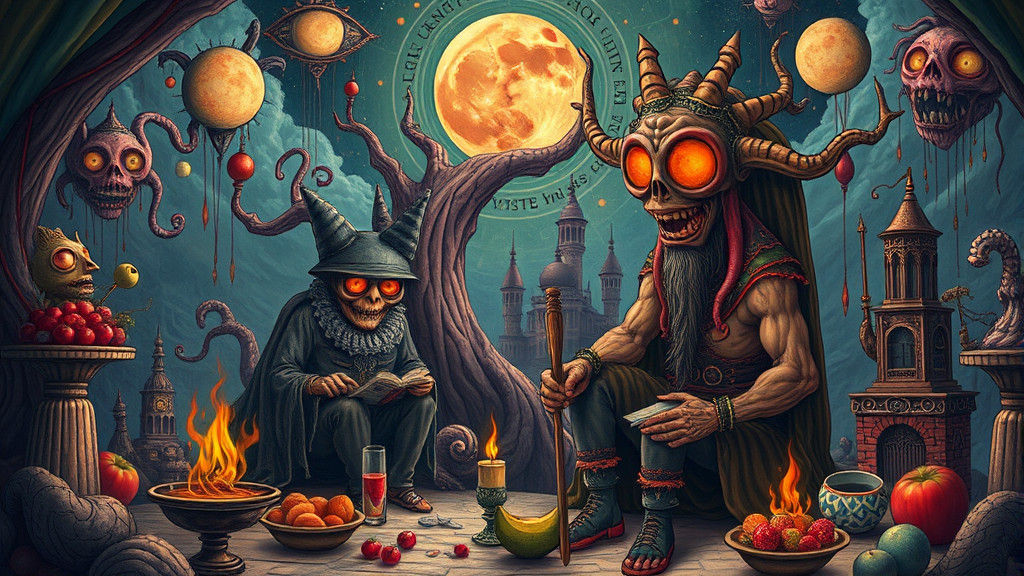 Induced Hallucination  by @thingzmaker