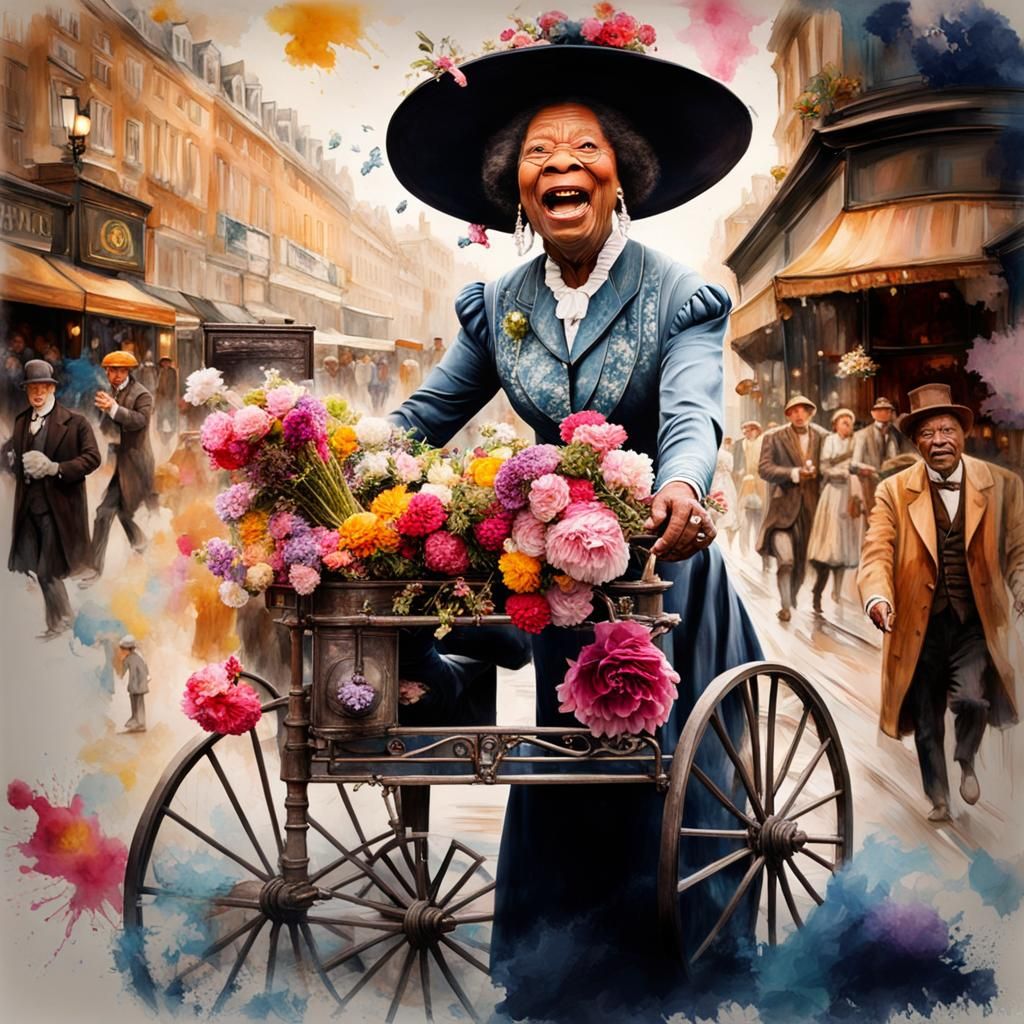 Whoopi Goldberg as Eliza Doolittle in My Fair Lady   by @EvolvingSoul