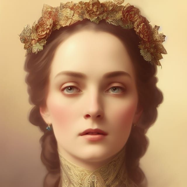 Victorian woman portrait