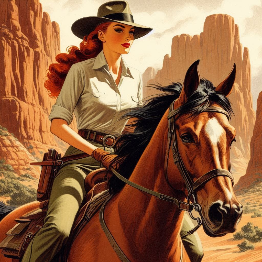 Fire Hair's Daughter in the Canyon of Despair