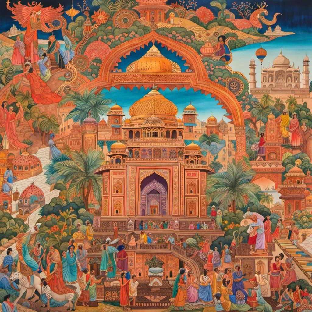 Indian Culture Collage