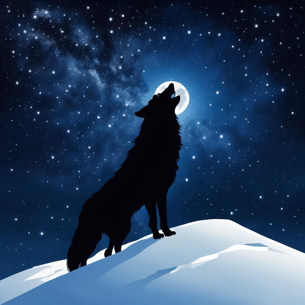 Howling  by @Corn Clay