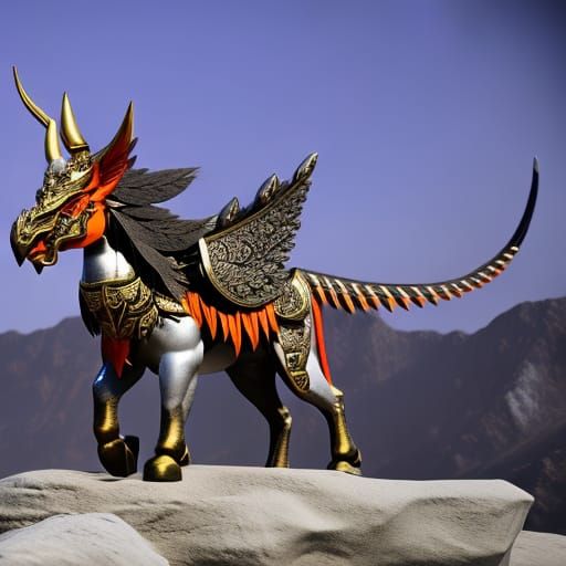 Fantastic creature with ornate armor - AI Generated Artwork - NightCafe ...