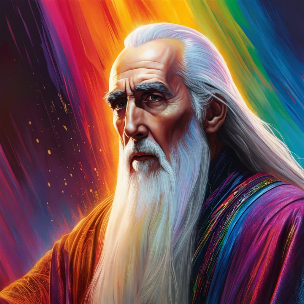 Saruman of Many-Colours - AI Generated Artwork - NightCafe Creator