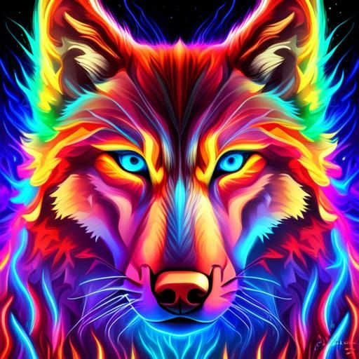 8k Wolf - AI Generated Artwork - NightCafe Creator