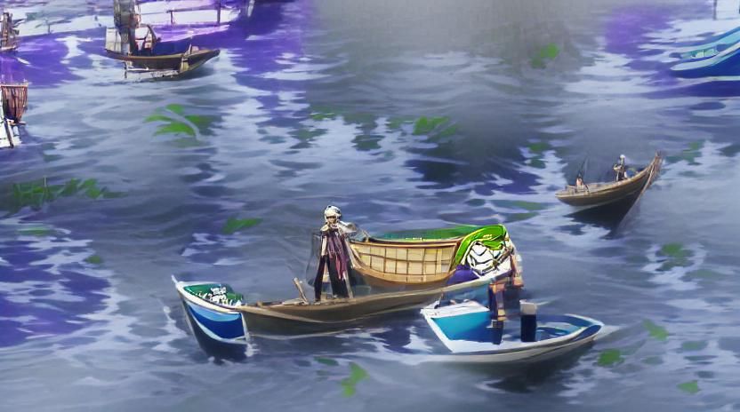 The boatman is here, let's go