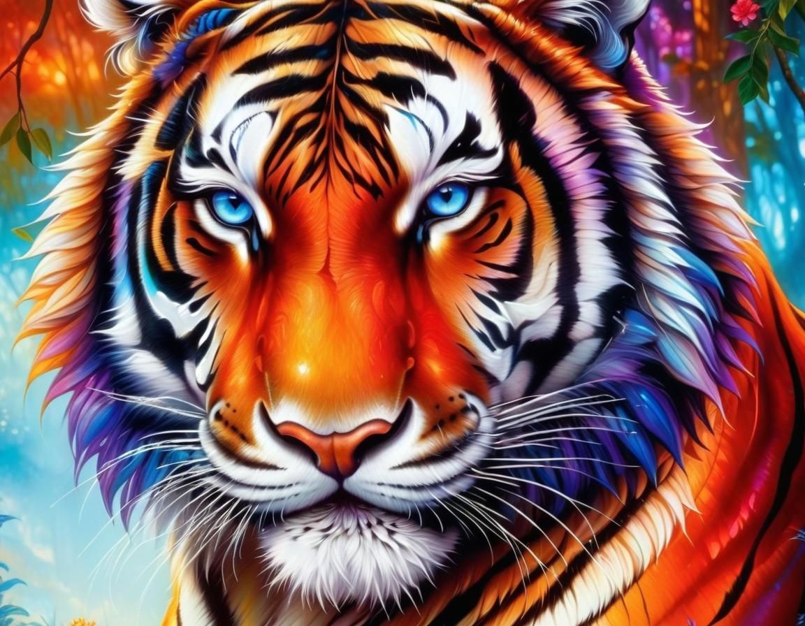 Tiger - AI Generated Artwork - NightCafe Creator