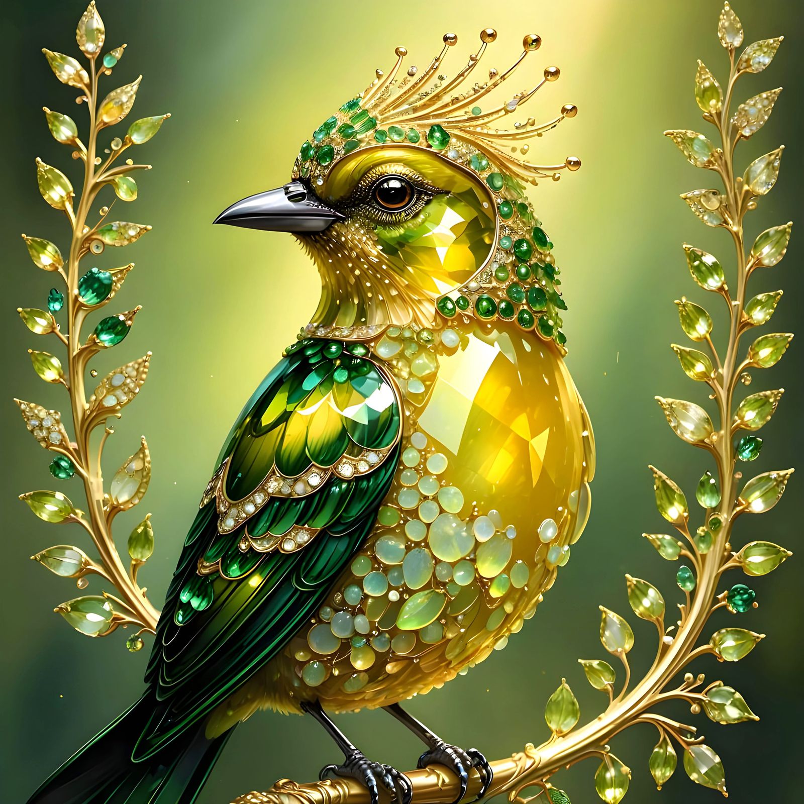 tourmaline bird   by @Floe Joe 