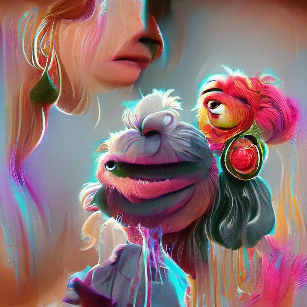 In love with a Muppet trending on Artstation