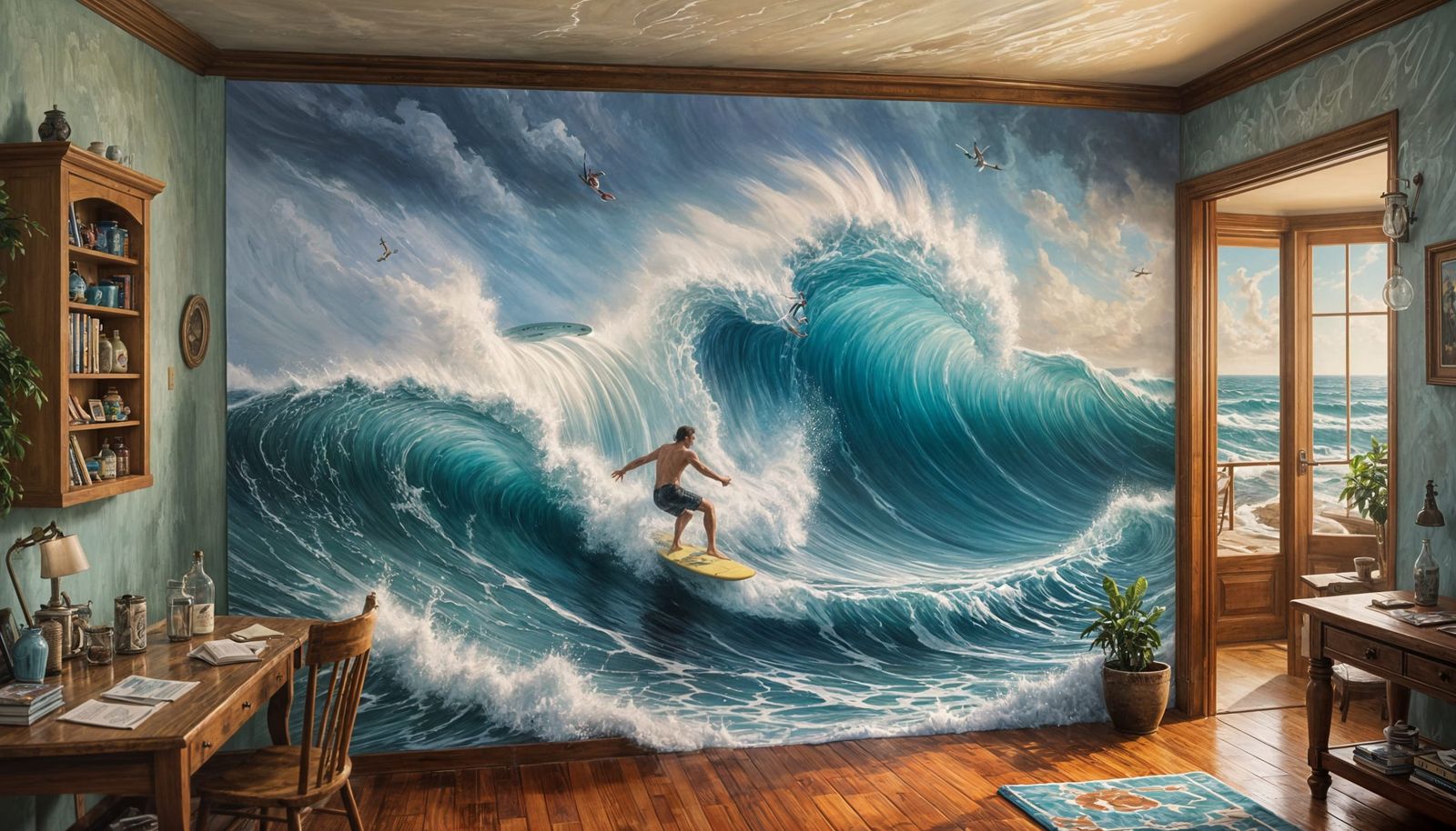 Surfing   by @Neelix