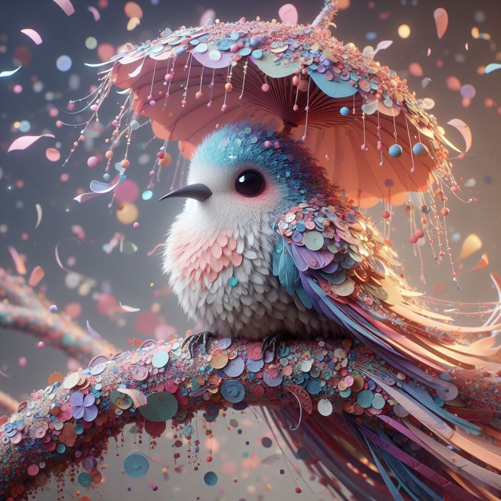Confetti-bird